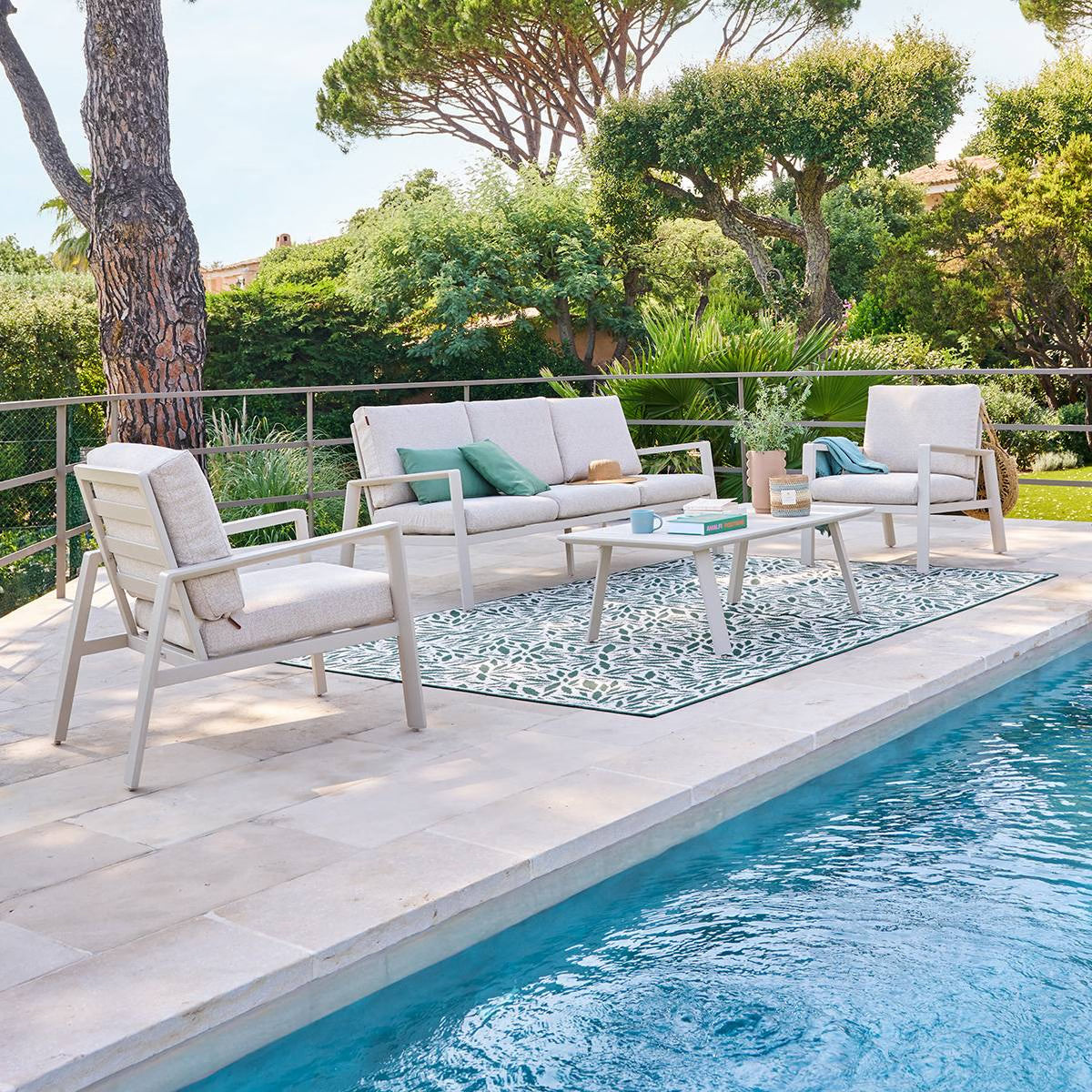 Salotto da giardino Luzane 5 posti