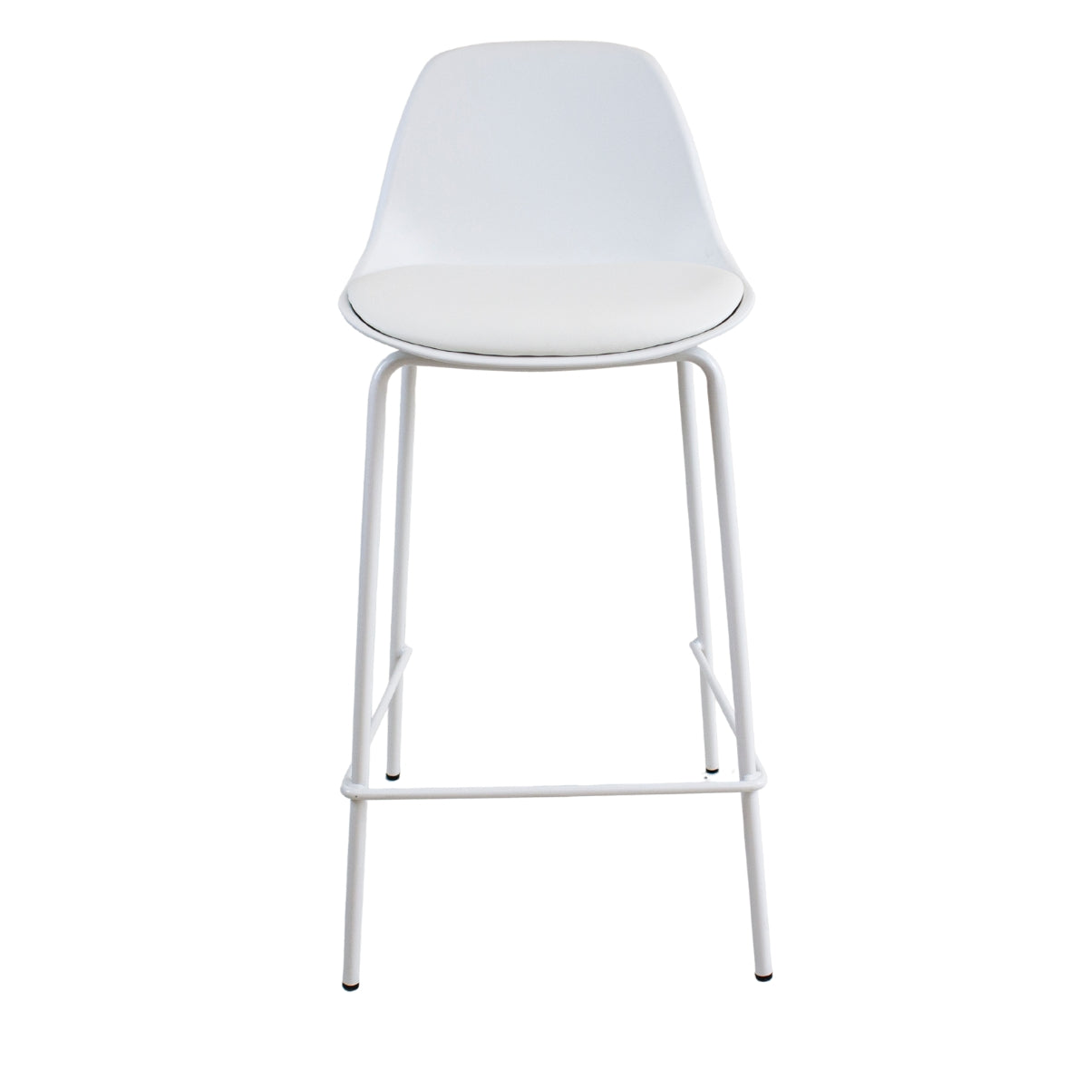 Sgabello Flora Bianco