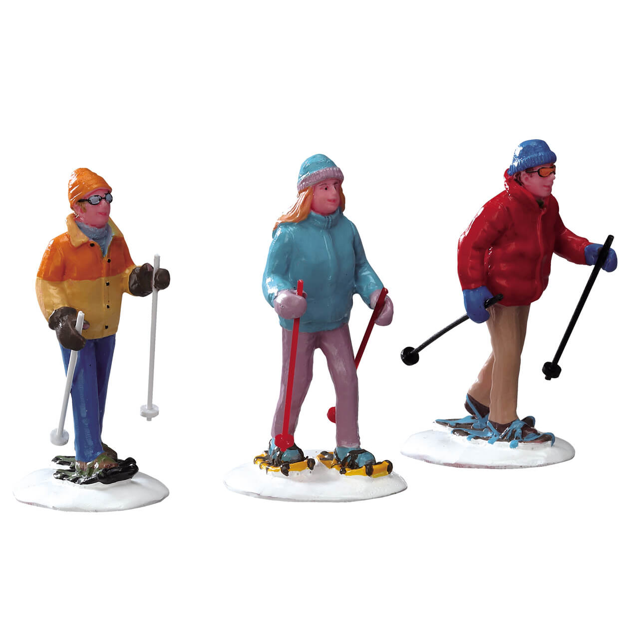 Snowshoe Walkers, Set Of 3