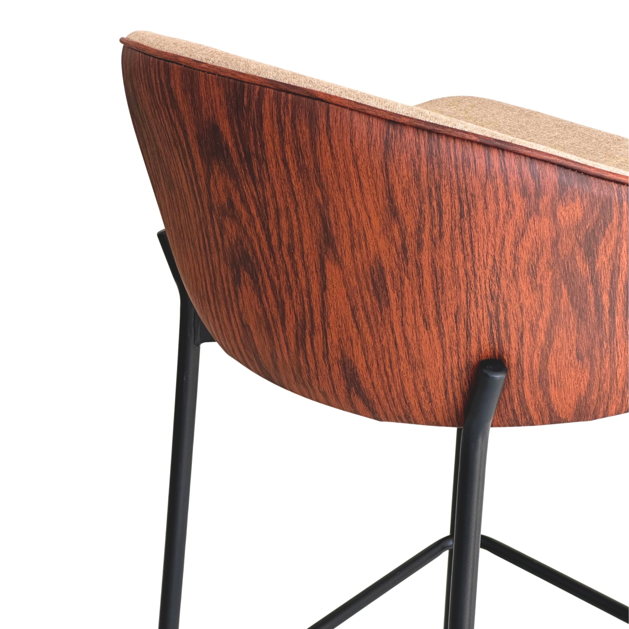 Sgabello Narvia marrone