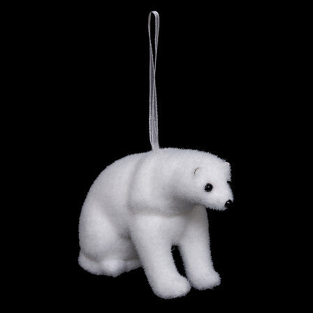 Animaletti natalizi bianchi da appendere – soggetti assortiti