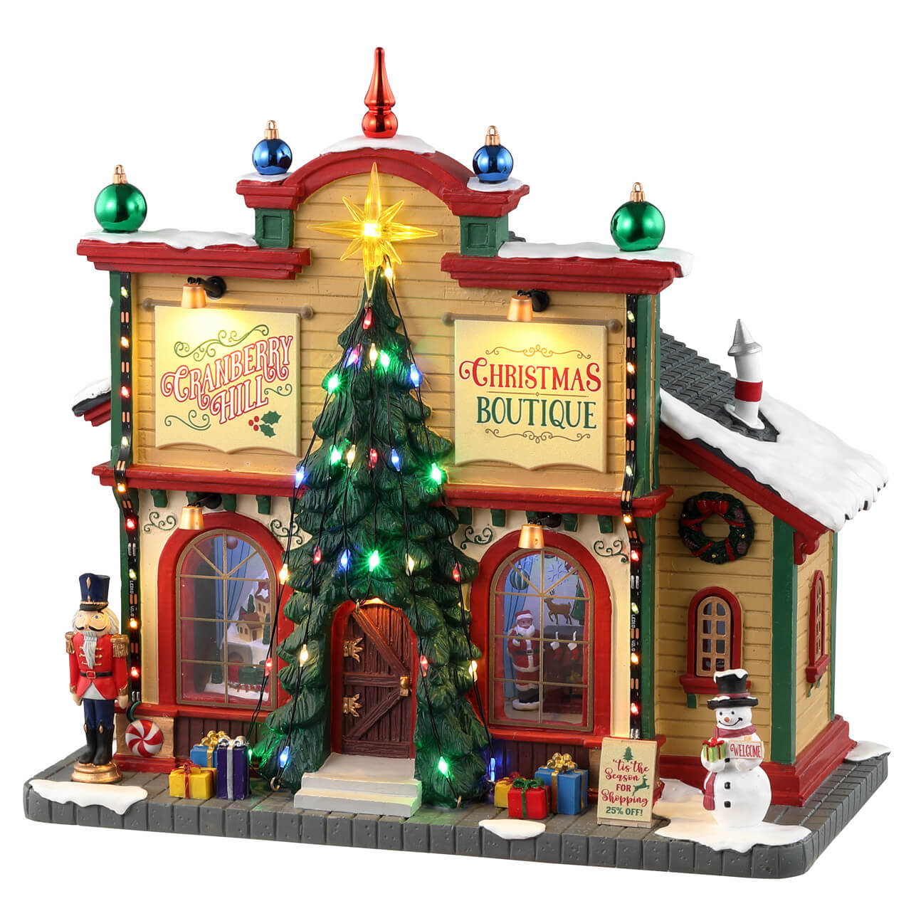 CRANBERRY HILL CHRISTMAS BOUTIQUE, B/O (4.5V)