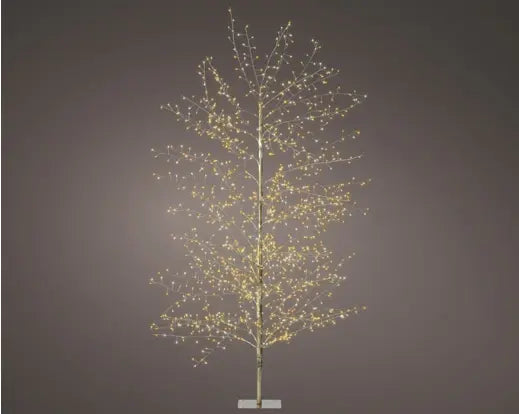 Albero luminoso oro 150 cm con 1350 micro LED – Kaemingk