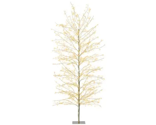Albero luminoso oro 180 cm con 1755 micro LED – Kaemingk