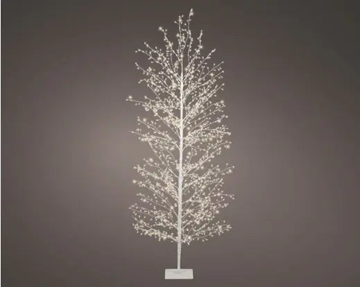 Albero luminoso bianco 180 cm con 1755 micro LED – Kaemingk