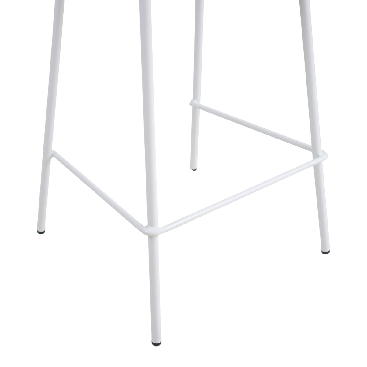 Sgabello Flora Bianco