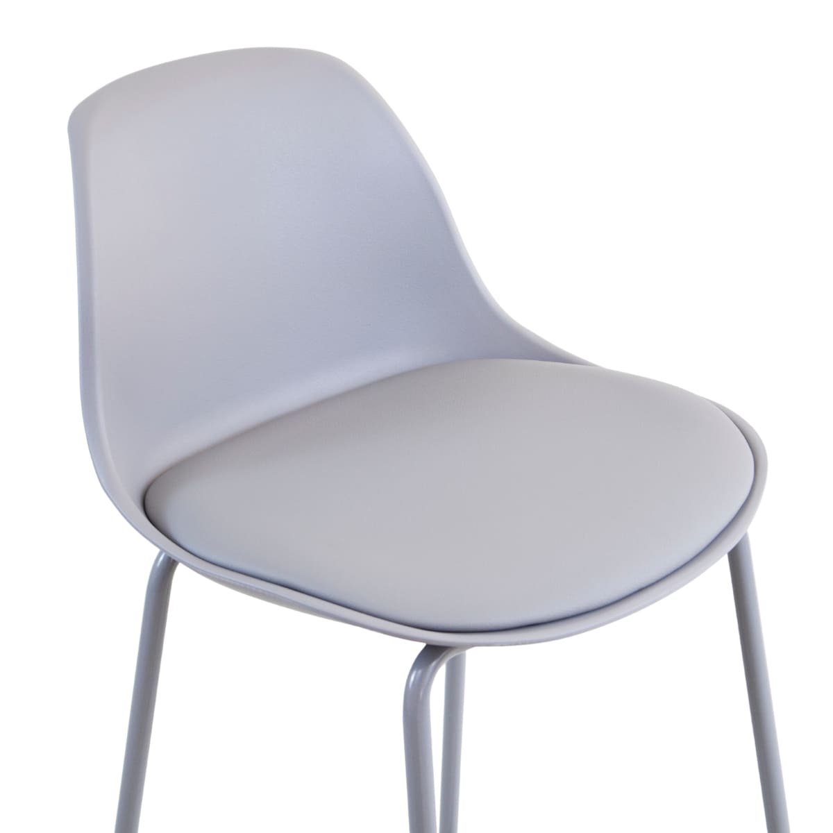 Sgabello Flora Grigio