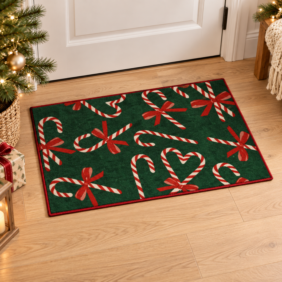 Tappeto natalizio da interno 50 × 80 cm, fantasie assortite – Kaemingk
