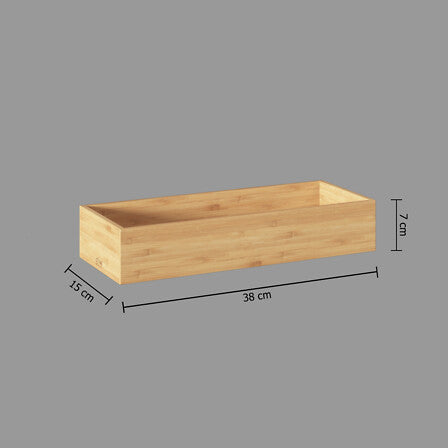 Organizer cucina in bambù Tidy Smart 38 × 15 × 7 cm