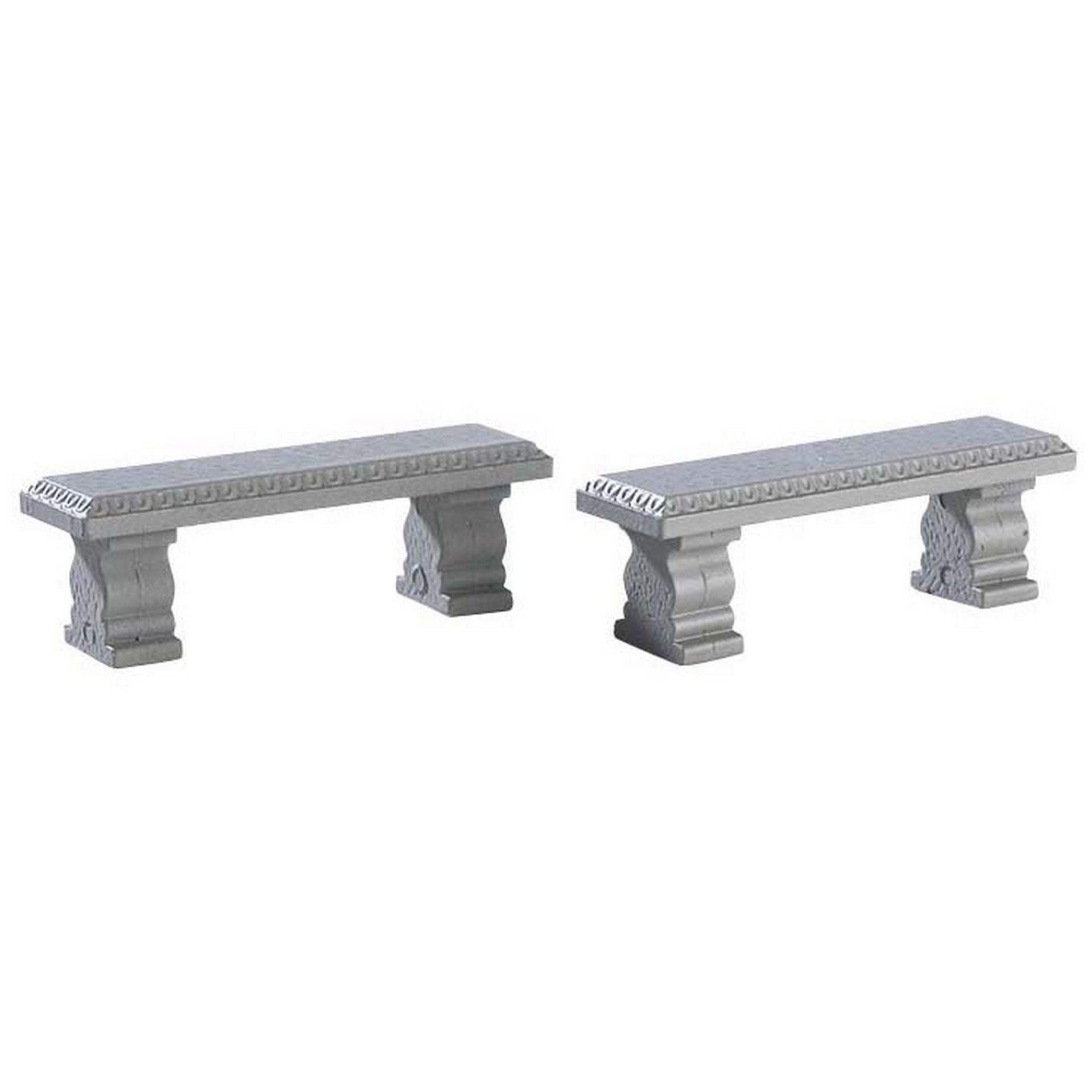 Plaza Bench, Set of 2
