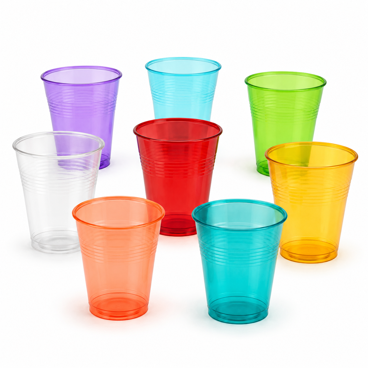 Bicchiere in polistirene 36 cl riutilizzabile colori assortiti – Party