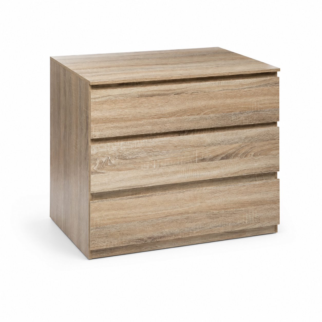 Comodino con 3 cassetti effetto legno naturale – Dolo
