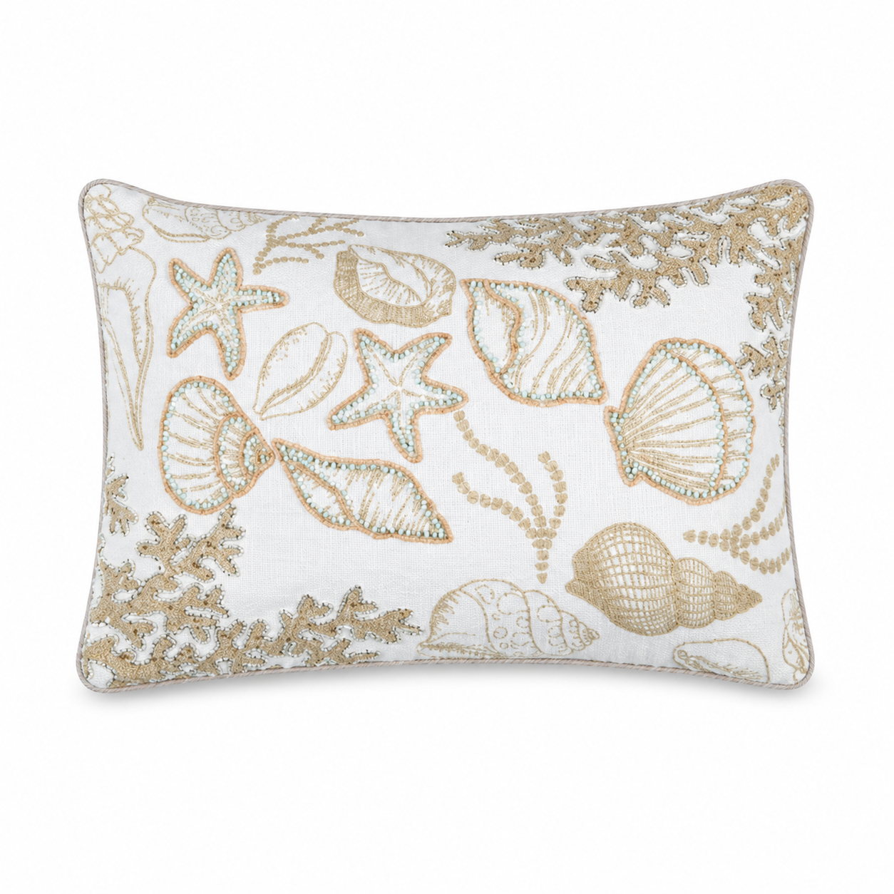 Cuscino Barbade bianco 35x50cm