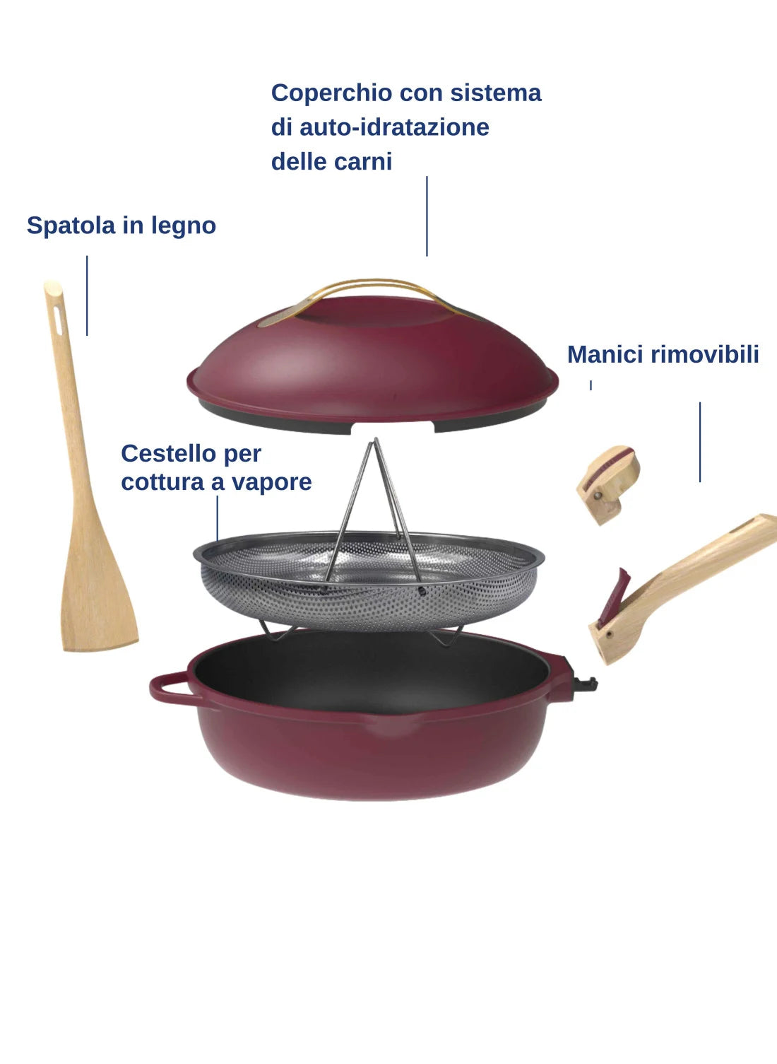 LA PADELLA FAVOLOSA CM 28- RUBINO