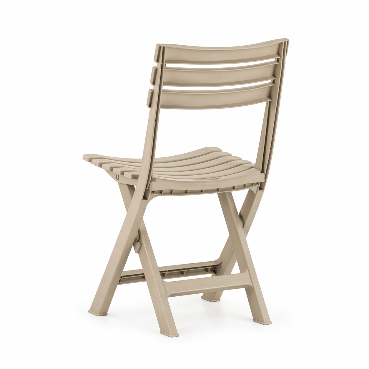 Sedia da giardino pieghevole a listelli tortora – Windy