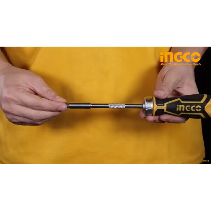 Set cacciaviti e inserti 55 pezzi con valigetta e impugnatura a cricchetto