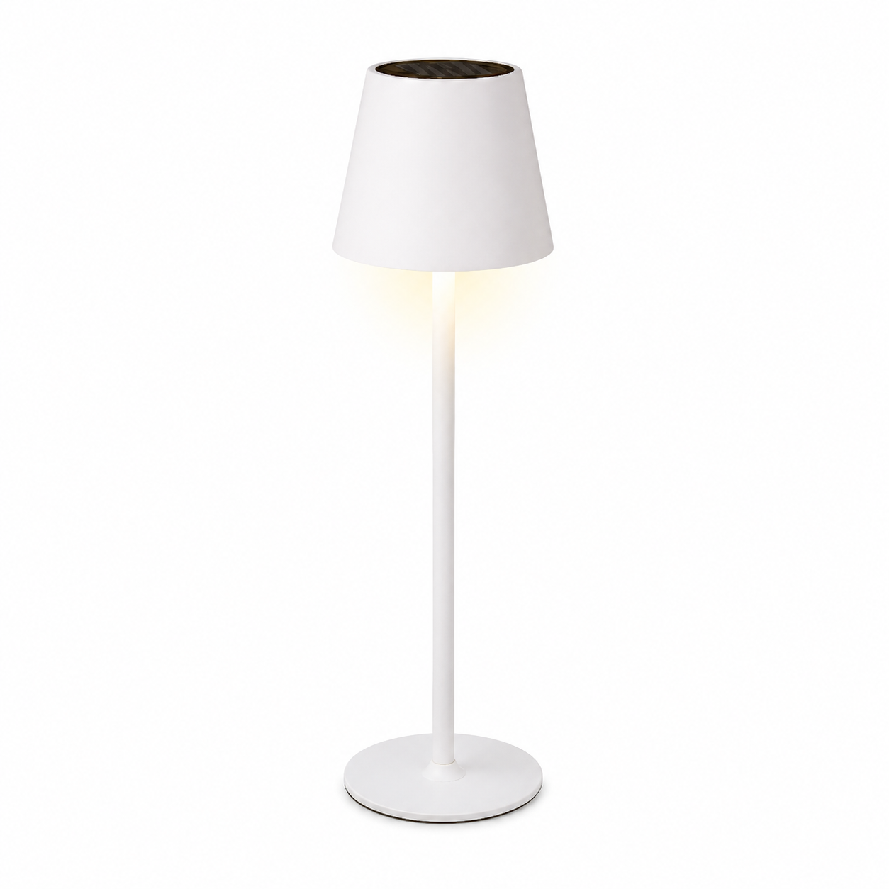 Lampada da tavolo solare LED con luce regolabile - white