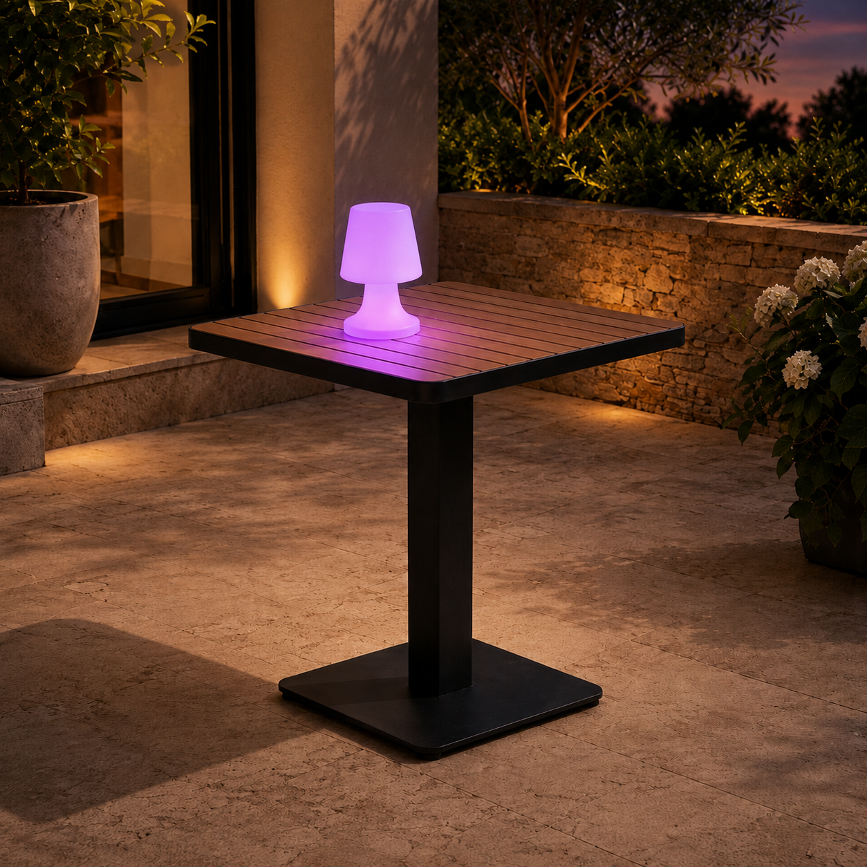 Lampada outdoor LED RGB multicolore a batterie H27 cm – Dokk