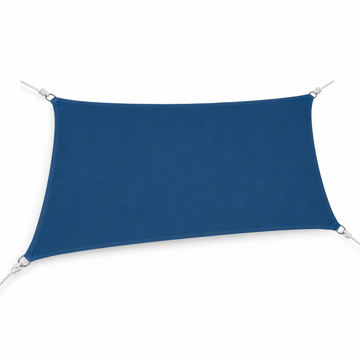 Vela ombreggiante rettangolare in poliestere blu indigo 3x4 m – Curacao