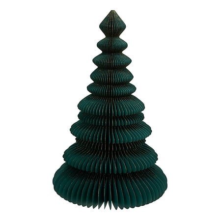 Albero di Natale Kami in carta verde 60 cm
