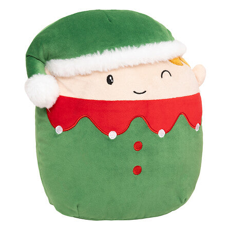 Folletto natalizio Squishy in peluche verde