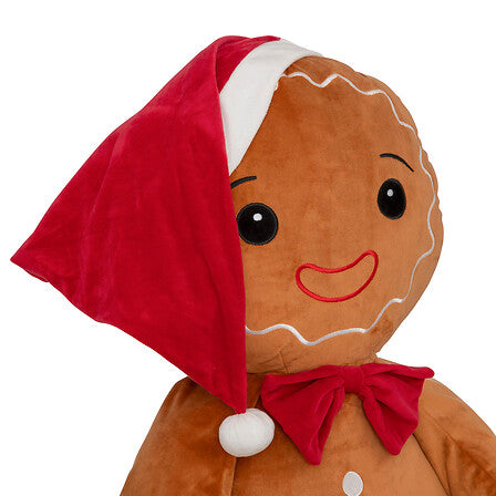 Peluche pan di zenzero natalizio gigante 100 cm