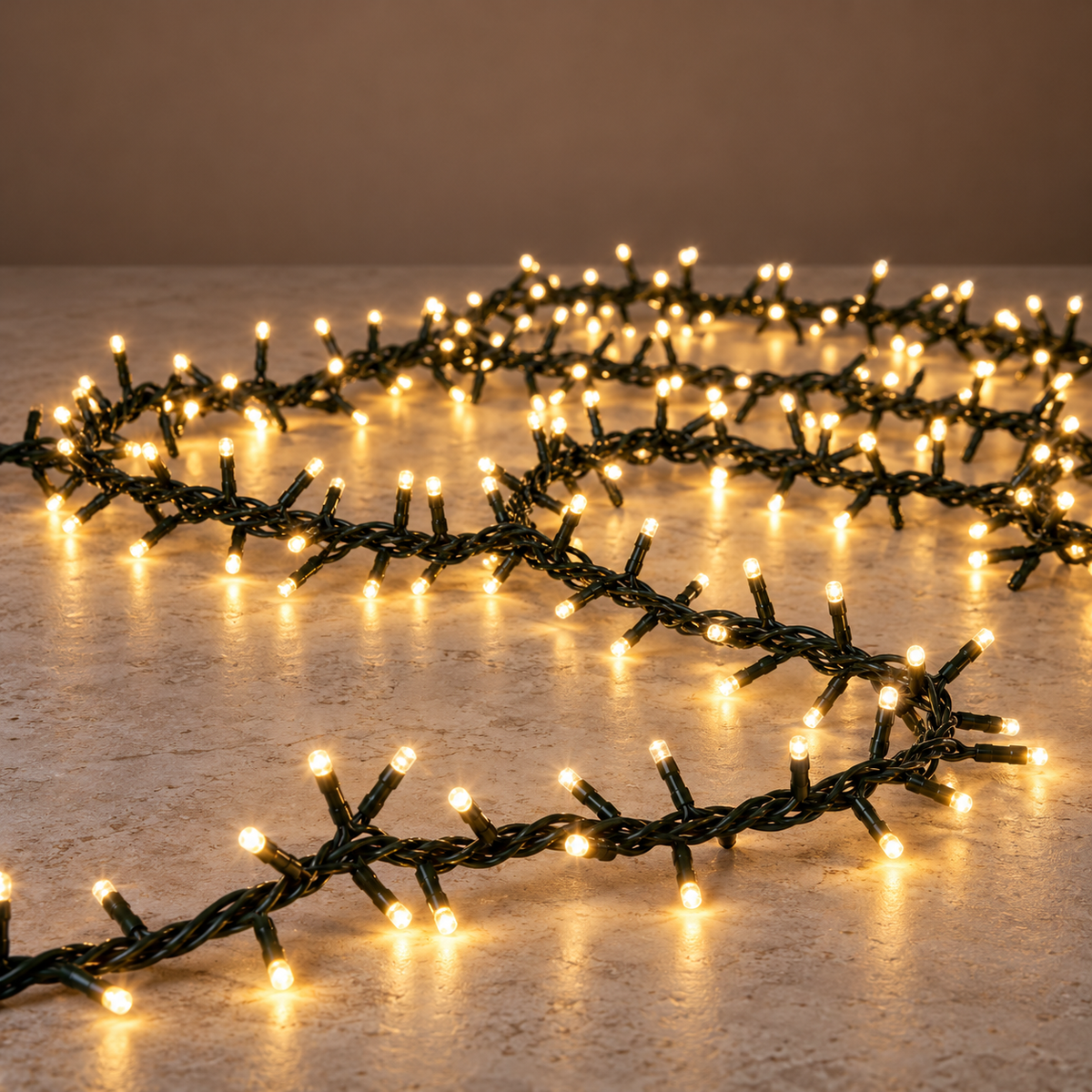 Luci di Natale Snake 1000 LED bianco caldo 20 m