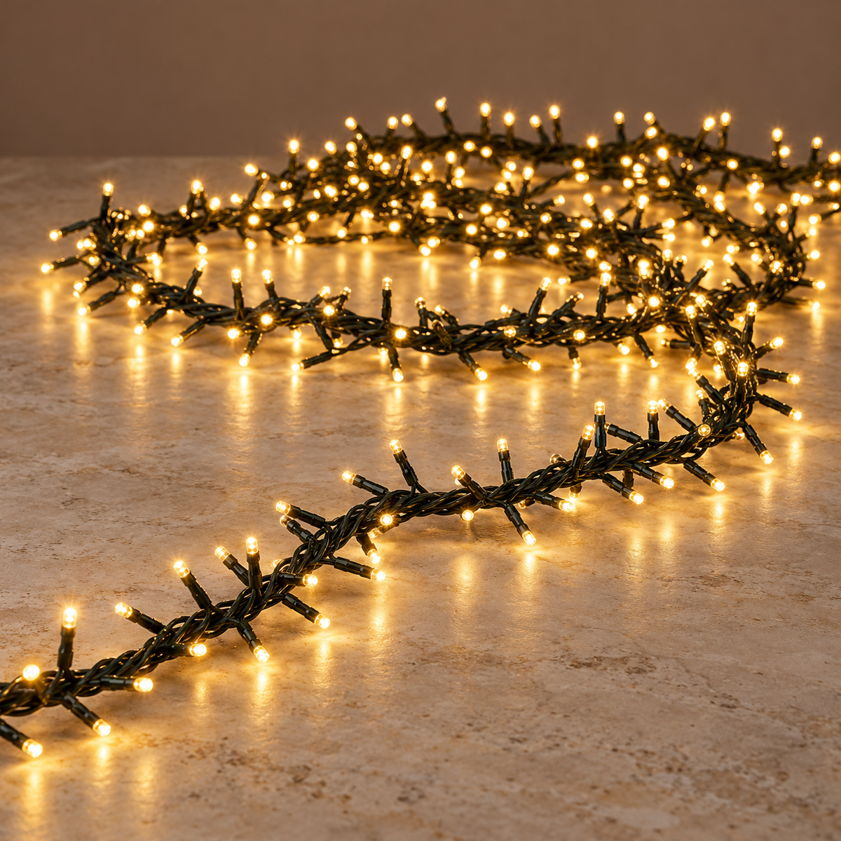 Luci di Natale Snake 1000 LED extra caldo 20 m con timer