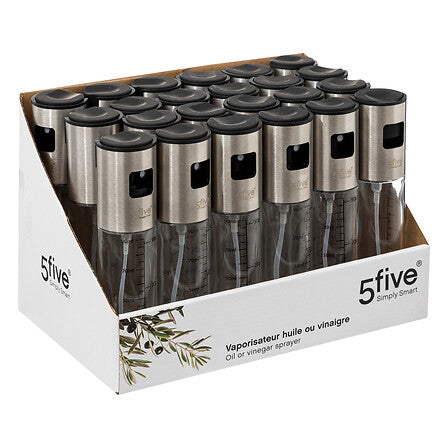 Dosatore spray per olio e aceto in vetro graduato 100 ml