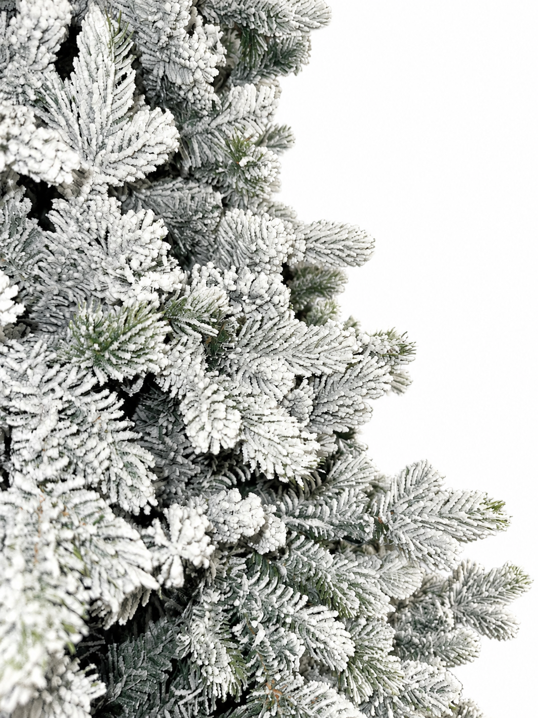 Albero di Natale Gilley Innevato 210 cm con Tronco LED
