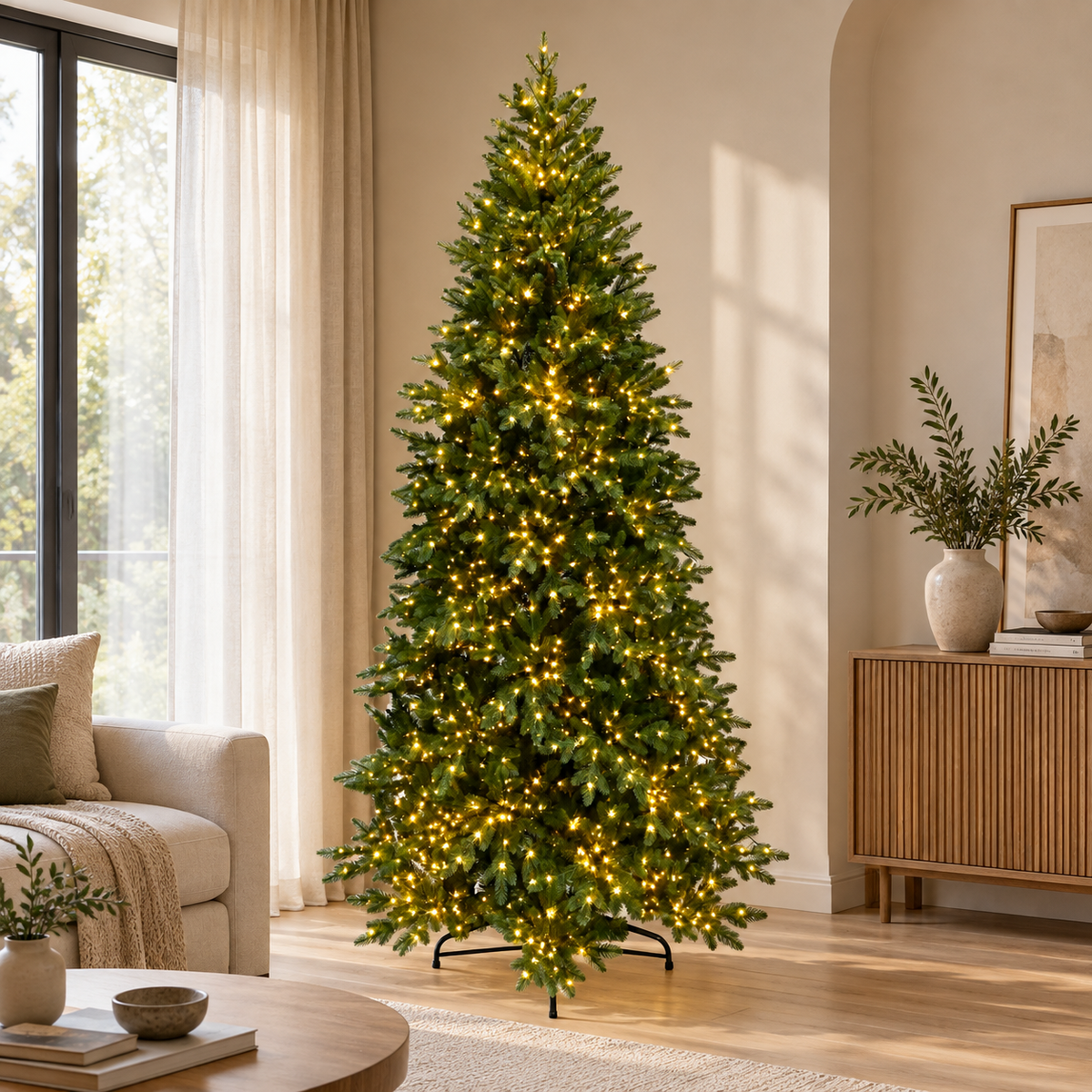 Albero di Natale Heron 240 cm Slim LED
