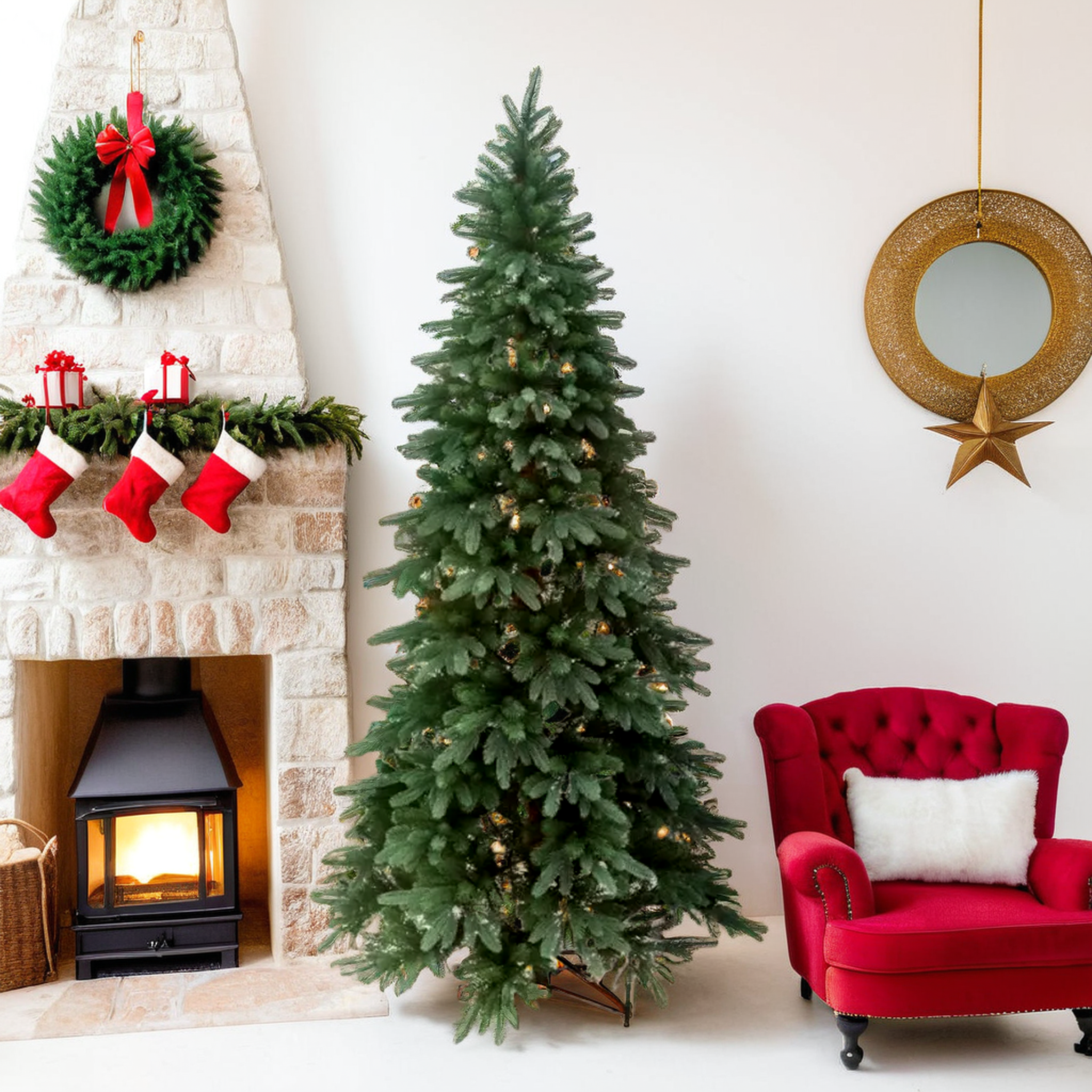 Albero di Natale Theo classico 180 cm