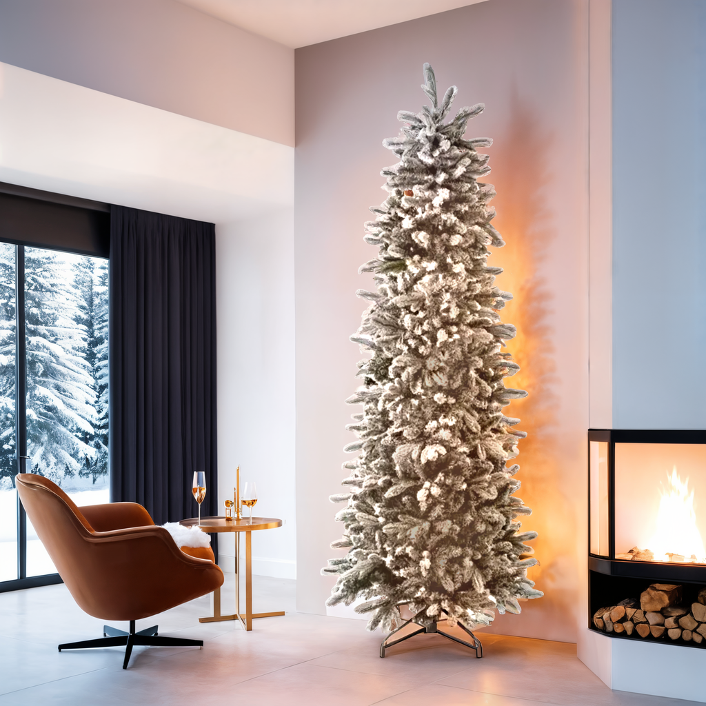 Albero di Natale Baden innevato 150 cm