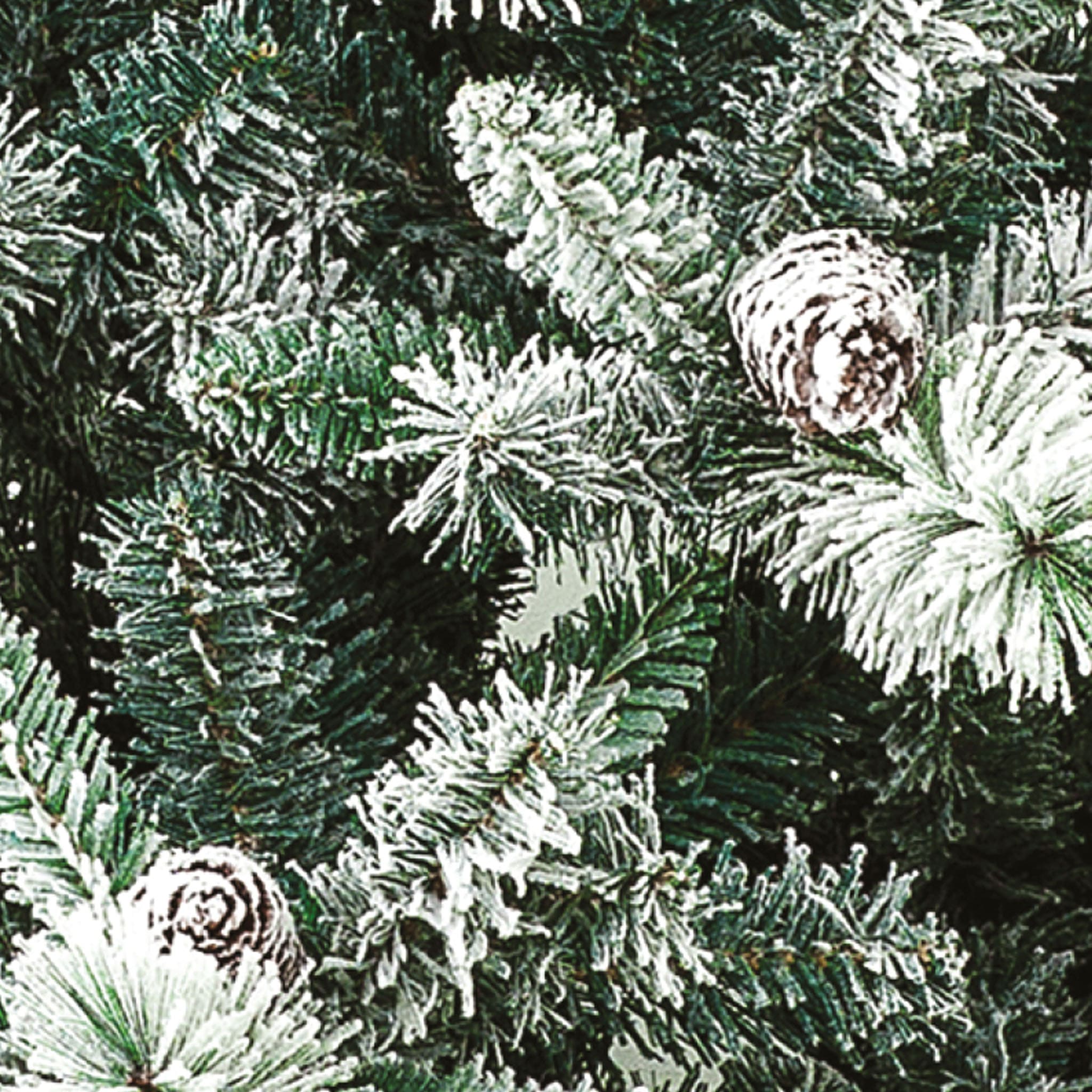 Albero di Natale New Gardena innevato 180 cm