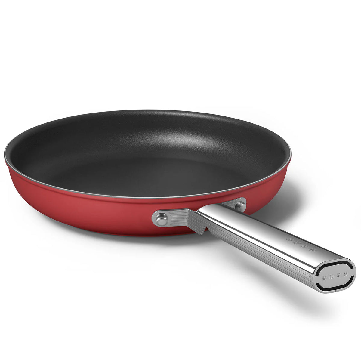 Padella antiaderente rossa 28 cm alluminio forgiato fondo inox induzione – Smeg 50's Style
