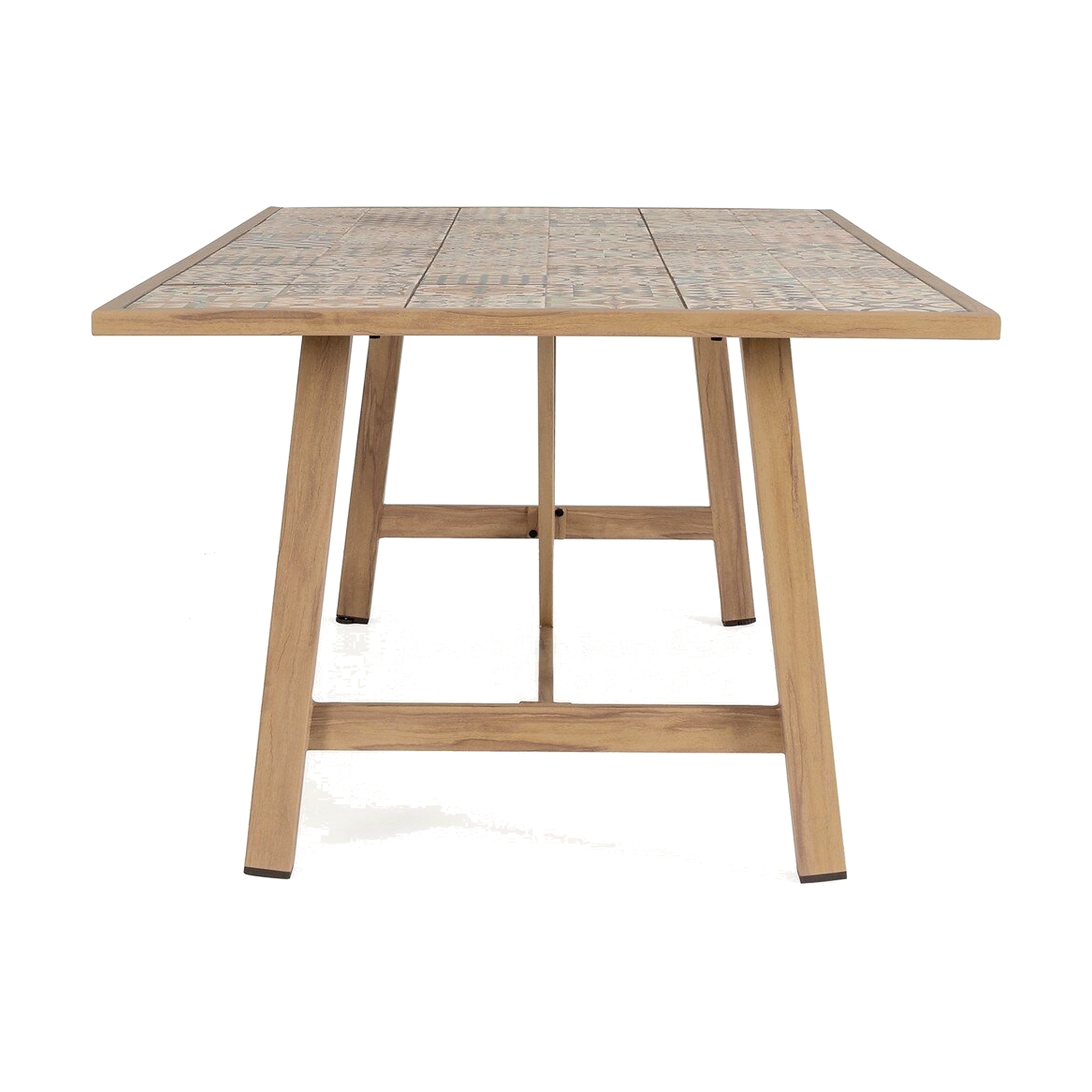Tavolo da esterno in alluminio 206 cm x 106 cm - Kalimera desert