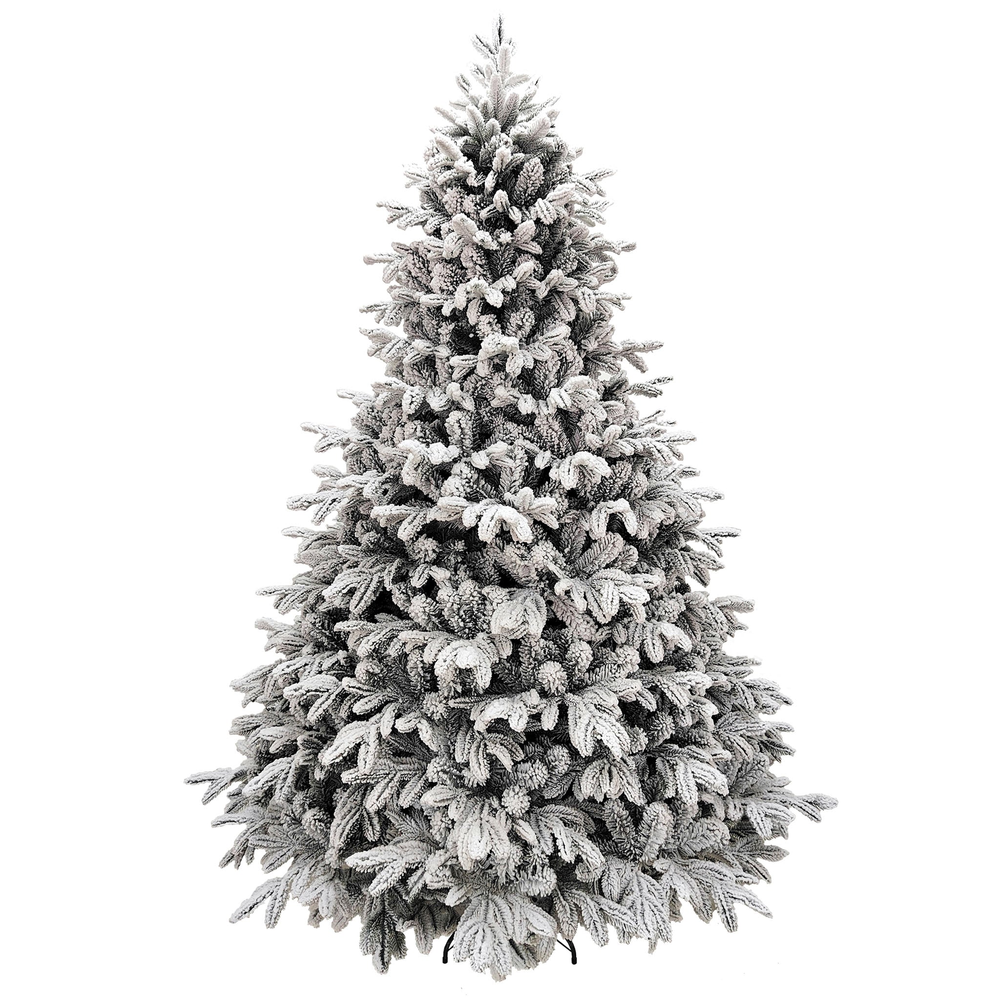 Albero di Natale White Lugano innevato 240 cm