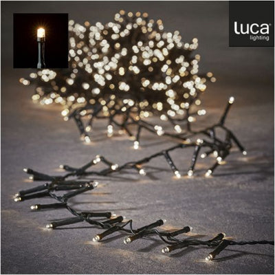 Catena di luci 1000 LED Bianco classico