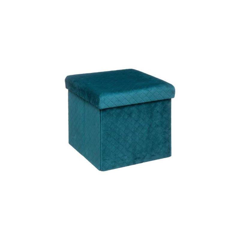 Pouf pieghevole in velluto