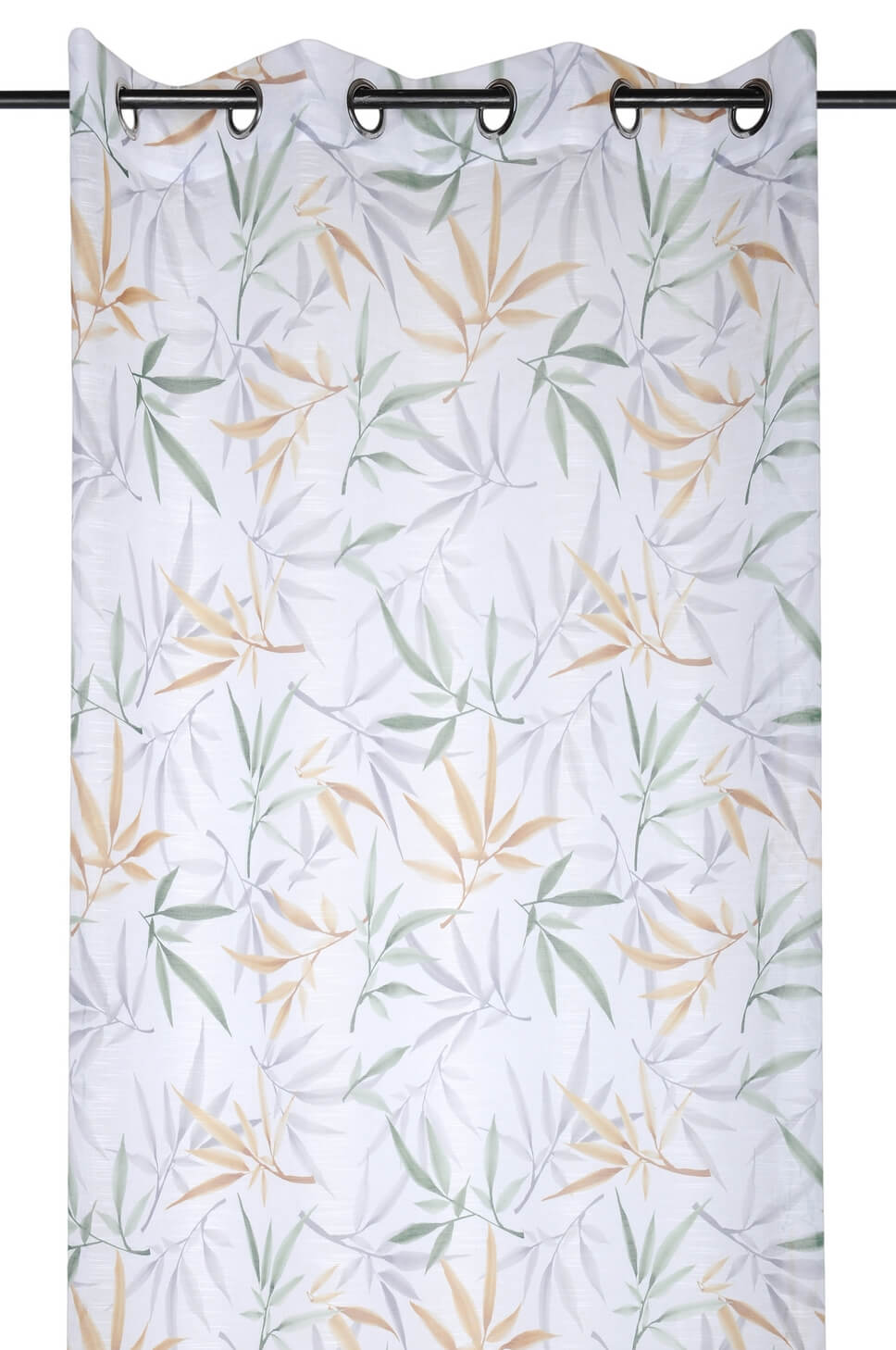 Tenda trasparente GREENMOOD Fantasia Foglie Tropicali Verde 140x260 cm