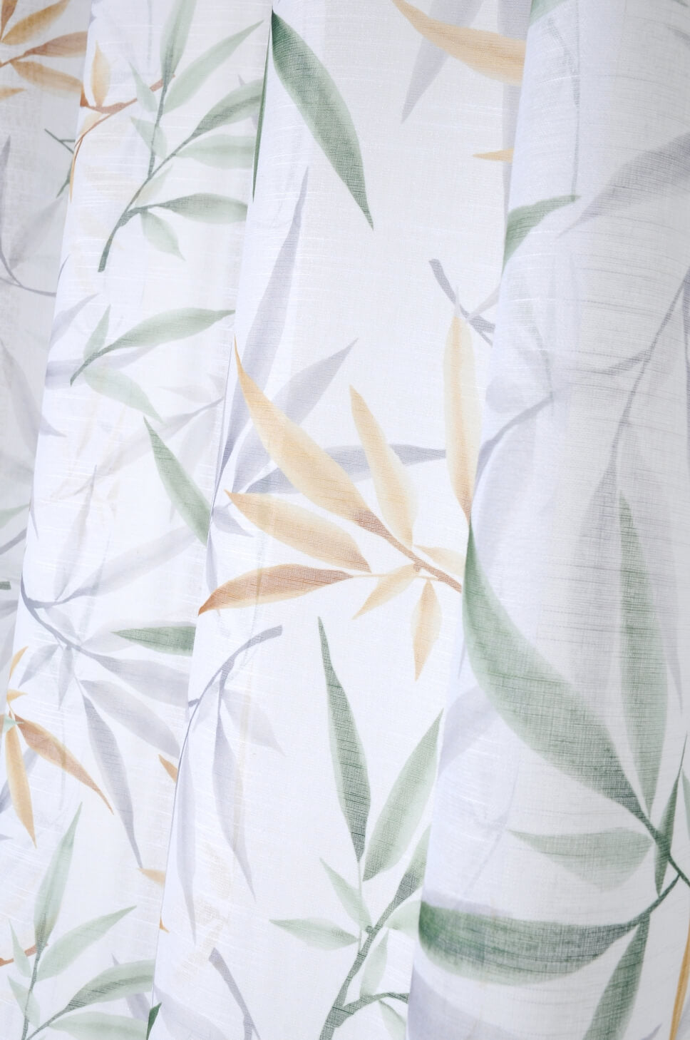 Tenda trasparente GREENMOOD Fantasia Foglie Tropicali Verde 140x260 cm