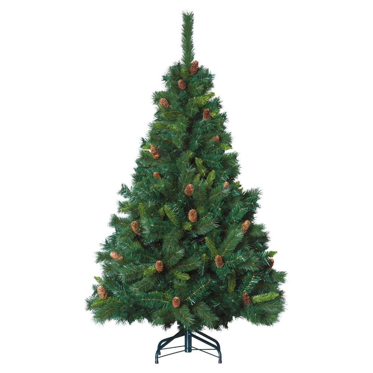 Albero di Natale Majestic con pigne 240 cm