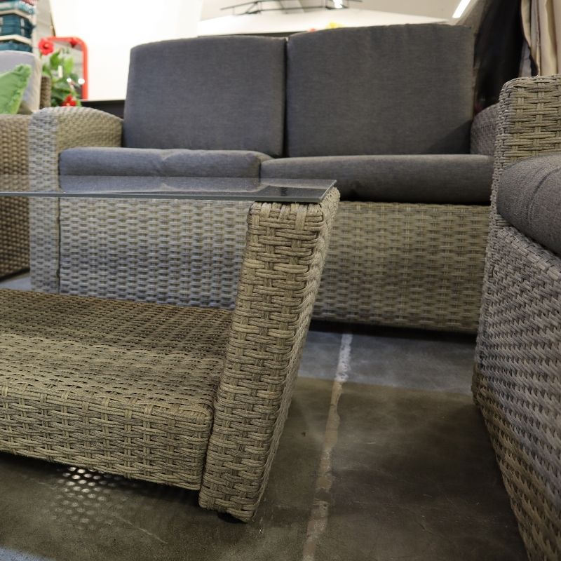 salotto da giardino Polynesia, modello Havane tavolino