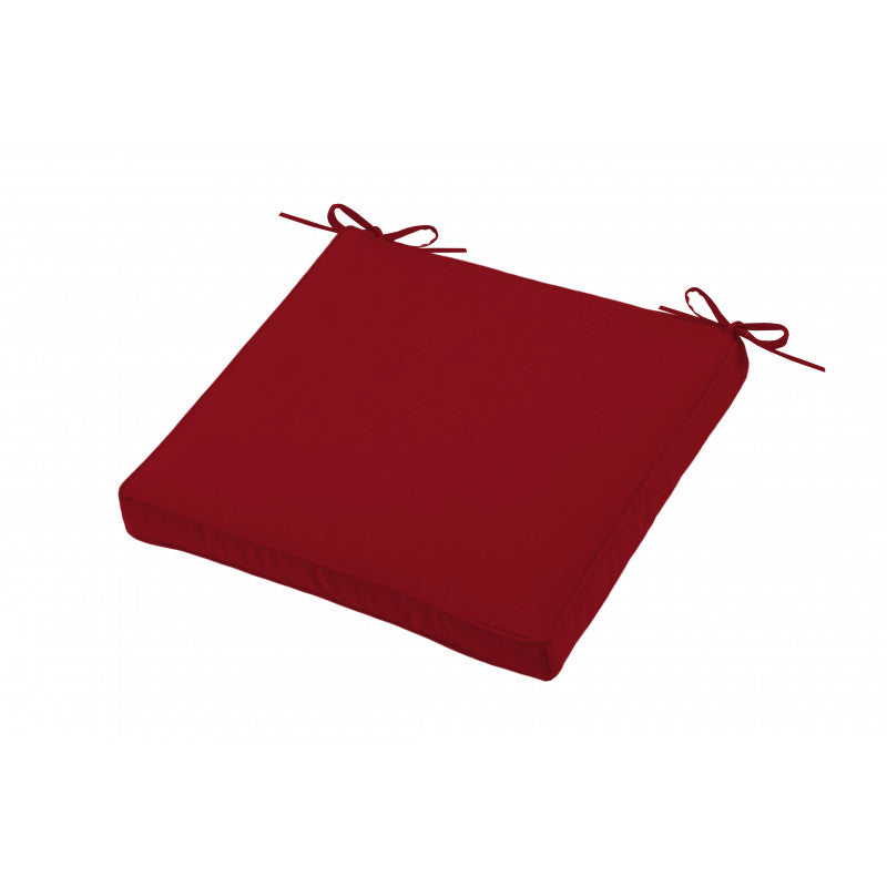 Cuscino quadrato rosso Galette
