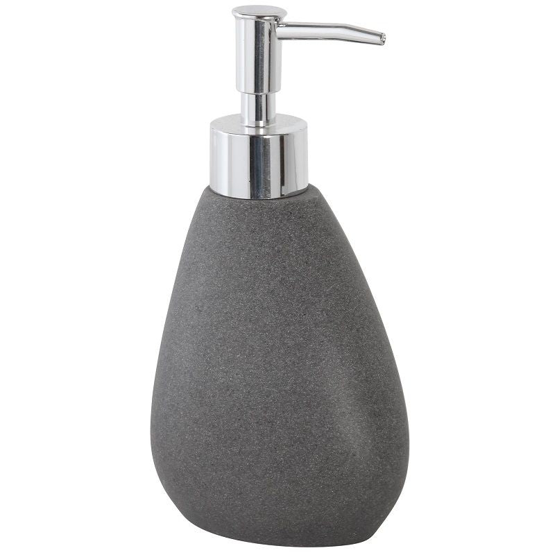 Dispenser sapone effetto pietra grigio
