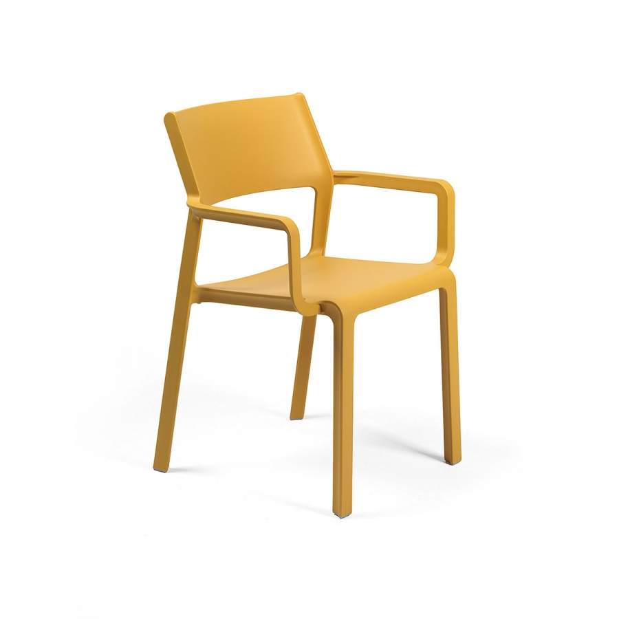 Sedia Trill Senape con Braccioli
