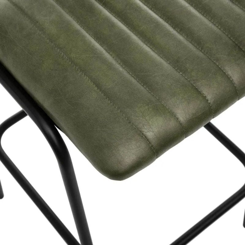 Sgabello Cognac Verde