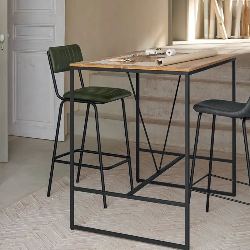 Sgabello Cognac Verde