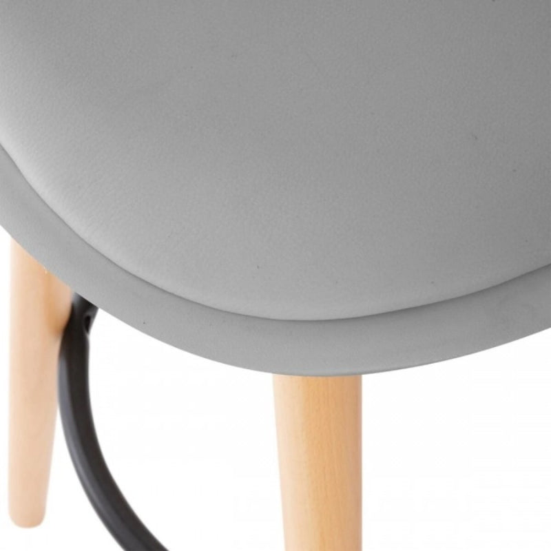 Sgabello Maxon Grigio
