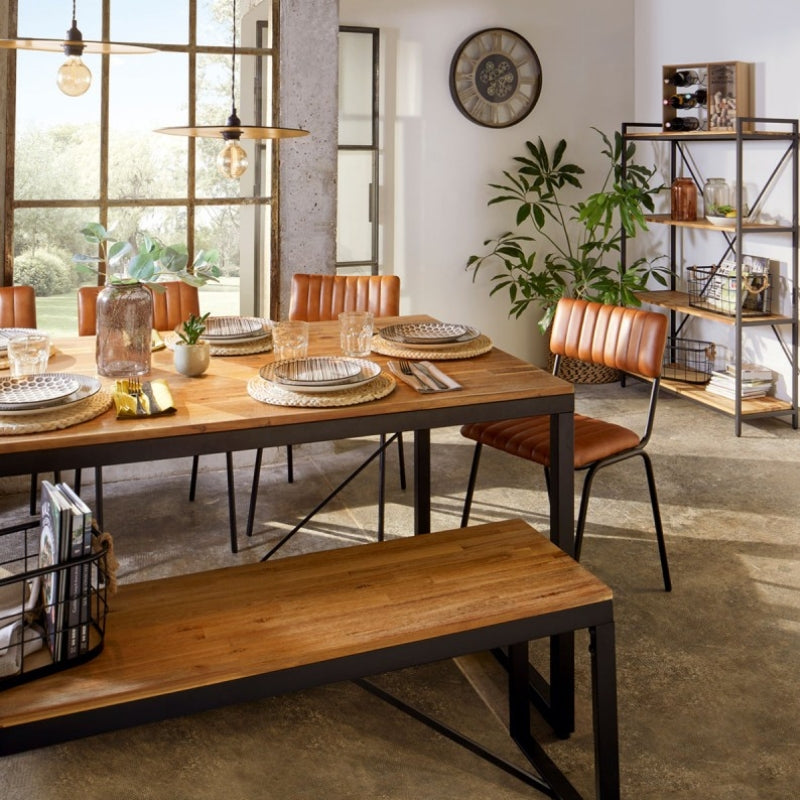 Sedia Cognac Marrone